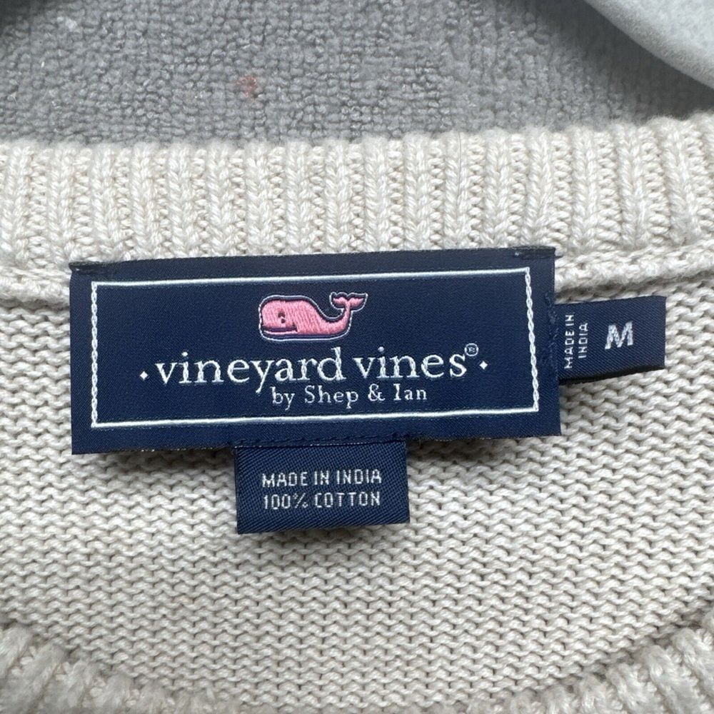 Vineyard Vines Cable Knit‎ Sweater Medium Bundle Of 2 Pullover Fisherman Capsule - Picture 3 of 16